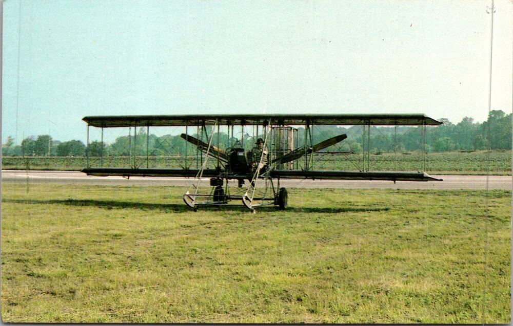 The Replica of The Wright B Flyer Production Airplane Vintage Postcard SP17-16